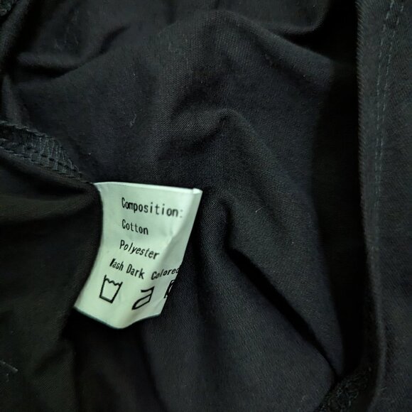 ZAFUL V-Neck Short Sleeve Wrap Crop Top Black M NEW - Picture 4 of 5